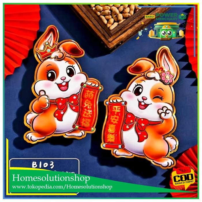 Gambar Gambar Kelinci 2023 Tempelan Pintu / Stiker Imlek New Year Sincia - B-103 SMALL dari Home Solutions Shop undefined Tokopedia