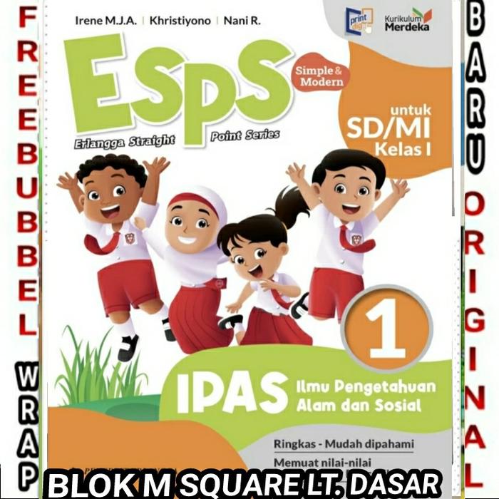 Gambar BUKU SPS PPKN MATEMATIKA IPAS INDONESIA Kelas 1 SD K MERDEKA Erlangga - ESPS IPAS dari EVANBOOK1871 undefined Tokopedia