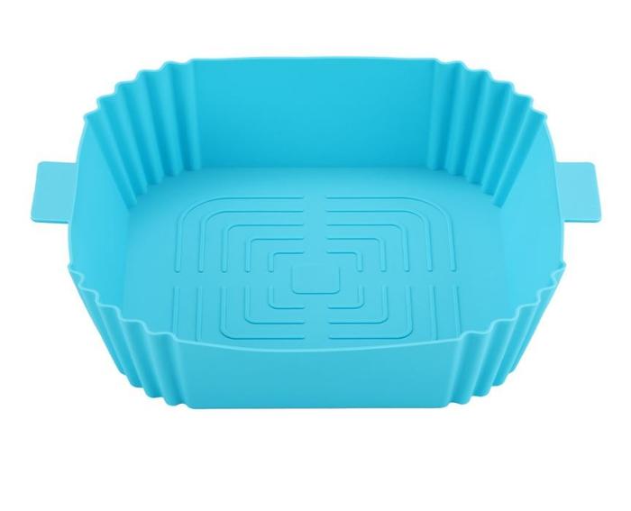 Gambar Air Fryer Silicone Pot Kotak Squere Oven Food Grade Tahan Panas - Biru dari Sakhi Olshop26 undefined Tokopedia