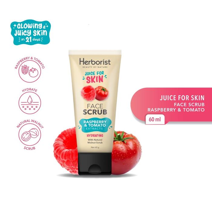 Gambar Herborist Face Scrub [60g] - Raspberry Tomat dari LUNAR Tokopedia undefined Tokopedia