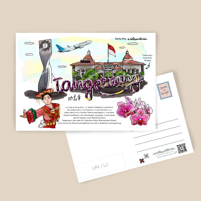 Jual (writeswithirin) Kartu Pos/ Postcard/ Poskad Kota Indonesia - Kota ...
