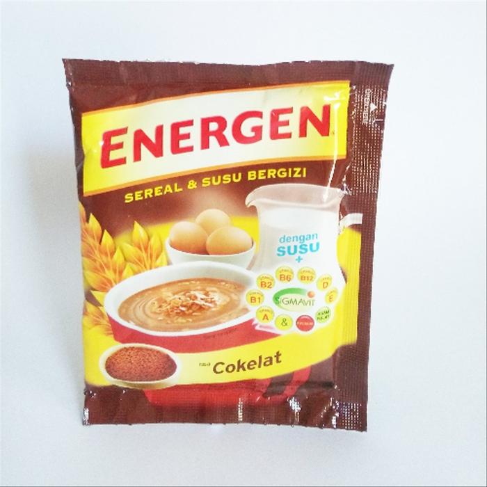 Gambar ENERGEN SEREAL 32 GR SACHET / 1 RENCENG [SANTUNKU] - COKELAT, 1 DUS (160'S) dari santunku undefined Tokopedia