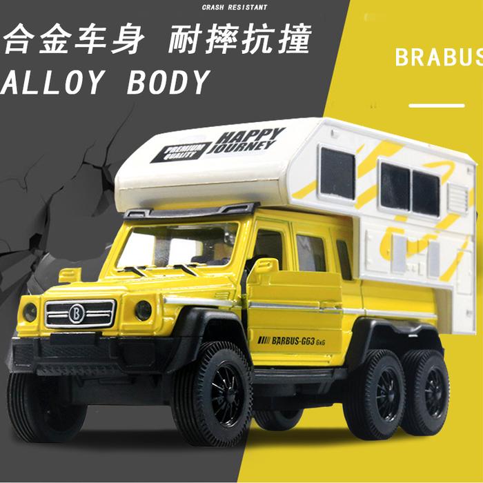Gambar TWH MOBIL KEMPING / CAMPING / PIKNIK  CAR DIECAST ALLOY PREMIUM DIECAST - Camp Kuning dari Toys Warehouse TWH undefined Tokopedia