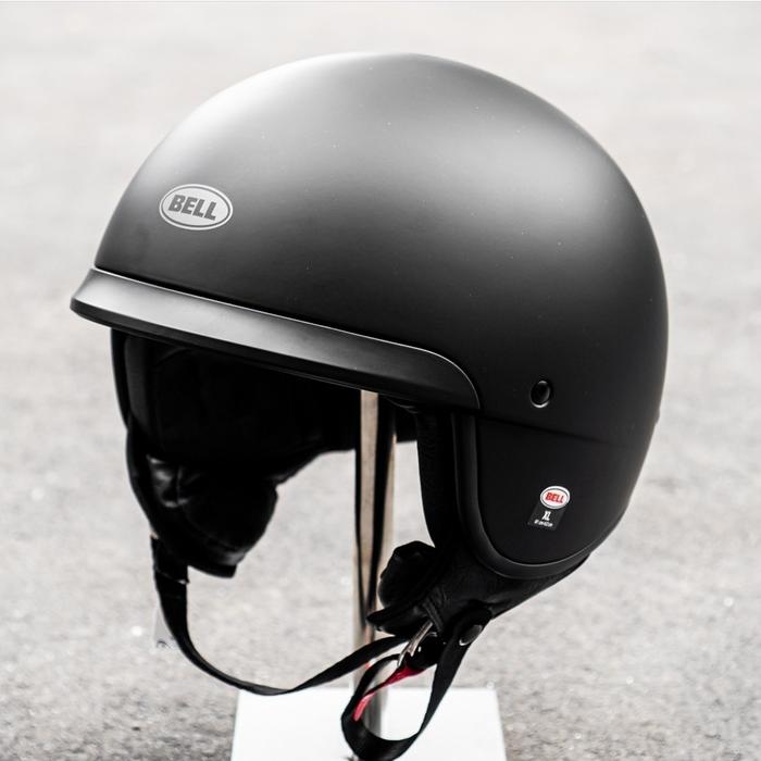 Jual Helm Bell Scout Air Matt Black Doff Halface Cruiser Classic
