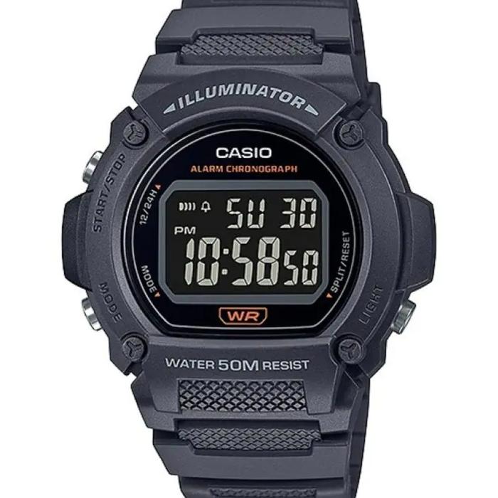 Gambar Jam Tangan Pria CASIO Strap Karet Abu W-219H-8B Original Keren - W-219H-8B dari Ogytashop Kota Administrasi Jakarta Pusat Tokopedia