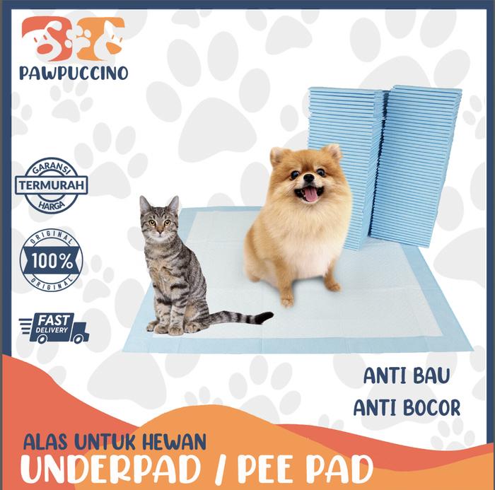 Gambar Underpad / Training Pad / Pee Pad Alas Pipis Kucing Anjing dari Pawpuccino Pet Shop undefined Tokopedia