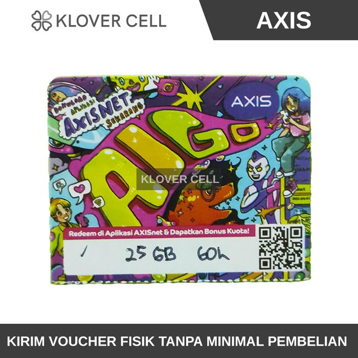 Gambar Voucher Data Axis Aigo 25GB 50GB 60 Hari Kuota Jumbo Nasional - 25GB dari Klover Store undefined Tokopedia