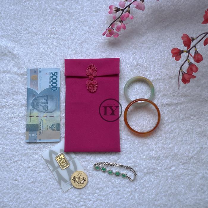 Gambar Amplop kain beludru eksklusif/amplop angpao uang perhiasan-Pink Fanta dari LYHOUSE undefined Tokopedia
