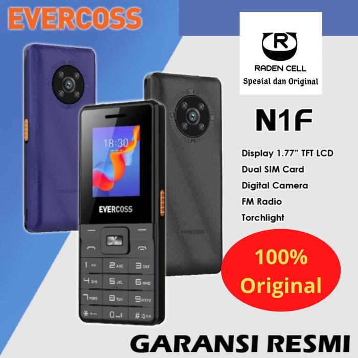 Gambar Evercoss N1F Feature Phone Handphone Candybar Murah Garansi Resmi dari Raden Boxer undefined Tokopedia