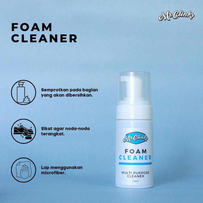 Gambar Foam Cleaner | Shoe Cleaner Pembersih sepatu dari mr.clinks autocare undefined Tokopedia