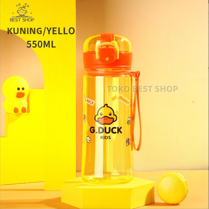 Gambar Botol Minum Lucu Motif Karakter Imut dengan Sedotan Tempat Air Minum Sedotan Straw Water Bottle Wadah/Botol minunJerami Anak Karakter duck 550ML-900ML/Botol Minum Import Kualitas Tinggi - G.DUCK 500-YELW dari Toko best shop undefined Tokopedia