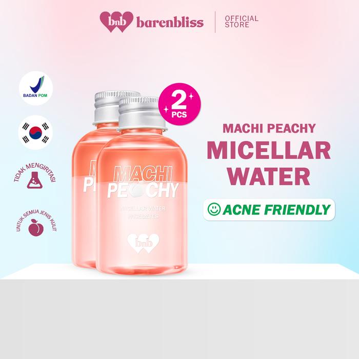 Gambar BNB barenbliss Machi Peachy Micellar Water - Mineral Oil Free - 2pcs + 5% off dari barenbliss undefined Tokopedia