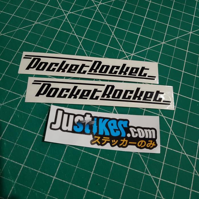 Gambar Sticker Frame Sepeda Lipat, Pocket Rocket, Dahon, Fnhon - PocketRocket dari Justiker.com undefined Tokopedia