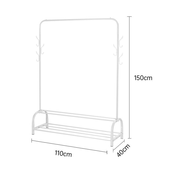 Gambar Vusign Clothing Rack Gantungan Rak Baju Besi Stand Hanger VS602 VS604 - Putih | Single dari Deli Stationery Indonesia undefined Tokopedia