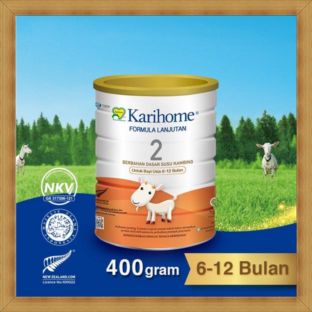 Gambar Susu Formula Karihome Step 2 (6-12 Bulan) Susu Kambing Goat Milk 400gr dari Haga Nusantara undefined Tokopedia