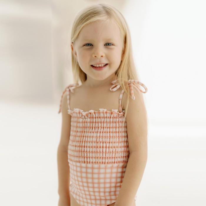 Gambar Summer Of Love Girls Smock Leotard, Baju Renang Anak - Plaid, 5-6 dari leevierrakids undefined Tokopedia