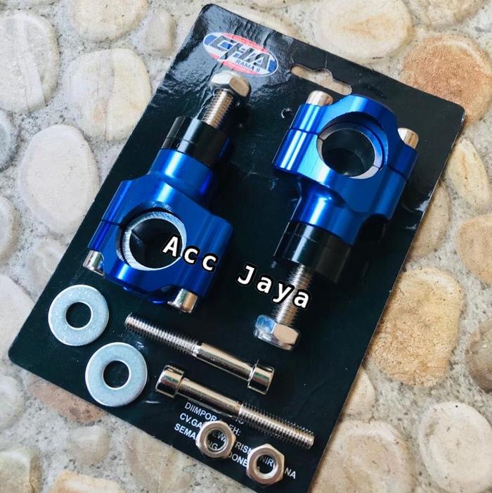 Gambar Raiser / Riser Stang Copy Expedition Full Cnc Klx 150 CRF Dtracker Tra - Biru dari Accjaya Motorshop undefined Tokopedia