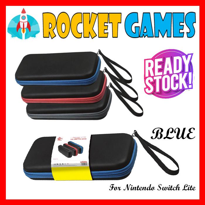 Gambar Dobe Storage Case for Nintendo Switch Lite TNS 19091 / Pouch Lite - KJH NS041 BIRU dari Rocket Games undefined Tokopedia