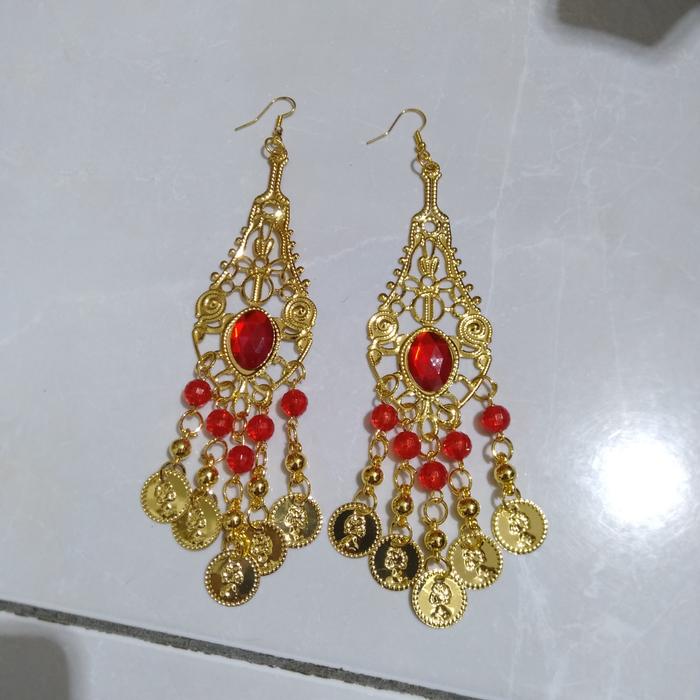Gambar Anting India Belly Dance - Merah dari Kosmetik-Murah undefined Tokopedia