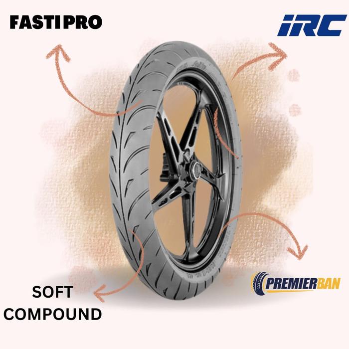 Gambar BAN IRC FASTI PRO Ring 14 90/80 M/C SOFT COMPOUND TUBELESS Vario,Beat dari Premier Ban undefined Tokopedia