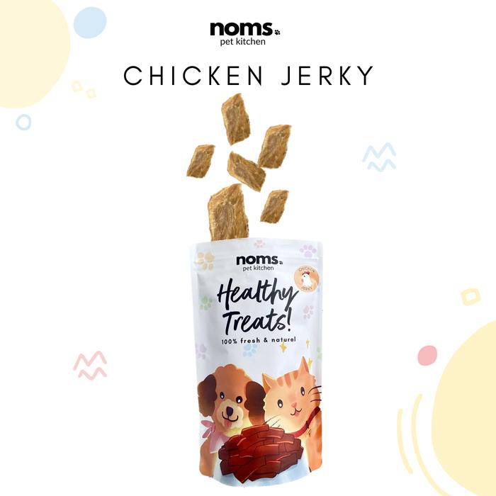 Gambar Noms Healthy Treats- Cemilan Sehat untuk Anjing & Kucing - Chicken Jerky dari Noms Pet Kitchen_NEW undefined Tokopedia