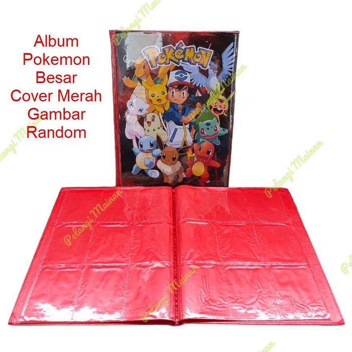 Gambar Album Kartu Pokemon Besar Kapasitas 144 pcs - Merah dari Pelangi Mainan undefined 5 Tokopedia