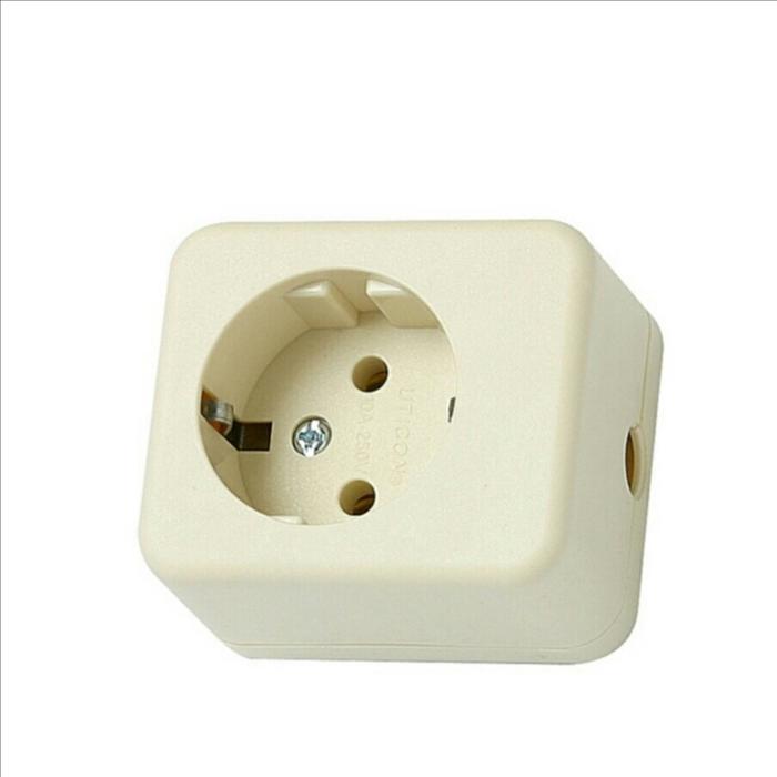 Gambar Stop kontak / terminal kabel / uticon / colokan listrik - 1 dari Sepia Electric undefined Tokopedia