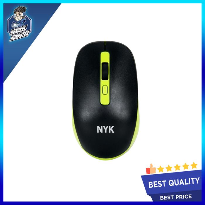 Gambar MOUSE WIRELESS NYK C20 SUPREME - BLACK dari bengkelkomputerptk undefined Tokopedia