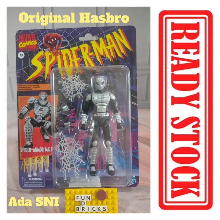 Gambar Spiderman Retro Vintage Spider Armor MK-1 Marvel's Hasbro Original dari Fun D Bricks88 undefined Tokopedia