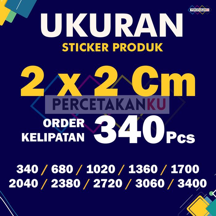 Gambar Stiker Transparan Cutting Label Kemasan atau Stiker Produk - 2x2 dari UPS Tulungagung undefined Tokopedia