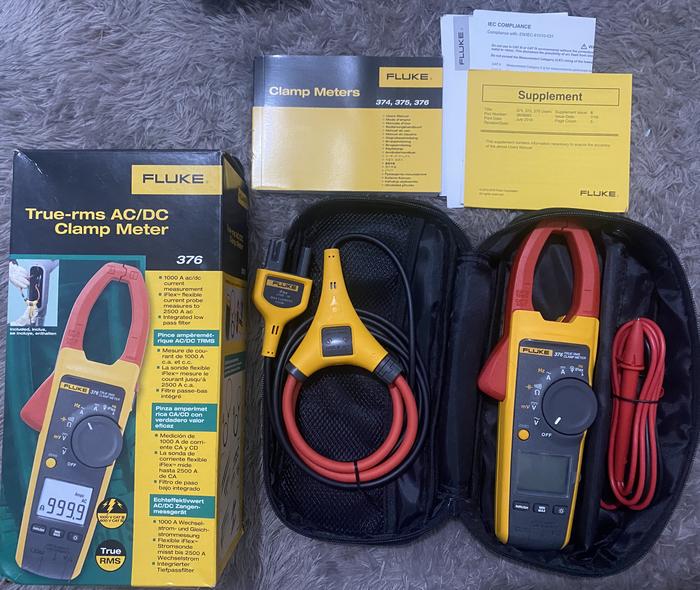 Jual Fluke 376 True-rms AC/DC Clamp Meter With iFlex - Kota Bandung ...