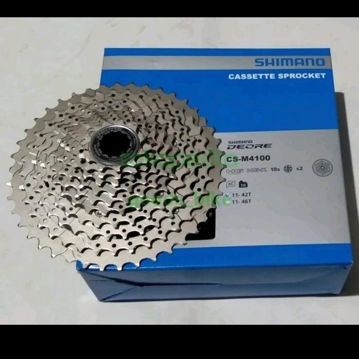 Jual Cassette Sprocket Deore CS M4100 MTB 10 Speed 11-42T