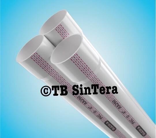 Gambar Pipa PVC D 6, 8, 10, 12 " inch Rucika Putih / Abu per Batang - 6, Putih dari TB SinTera undefined Tokopedia