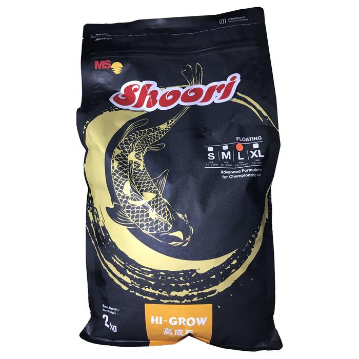 Gambar Shoori Hi Growth Koi Food Pakan Pelet Spirulina - Floating - High Grow, M dari Nata Akuarium &amp; Pet Supplies undefined Tokopedia