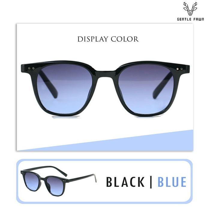 Gambar Gentle Fawn Sunglasses Kacamata Hitam Anti UV Pria & Wanita Keren 8221 - BLACK BLUE dari Gray Pink undefined Tokopedia