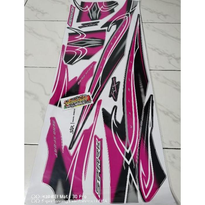 Gambar STRIPING STIKER LIS VARIASI THAILAND MOTOR YAMAHA JUPITER Z BURHAN - Pink dari triatria undefined Tokopedia