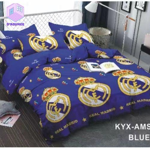 Gambar Sprei Homemade Motif Bola Ukuran 180x200 King Fitted Tinggi 20 - REAL MADRID dari Deroumee Indonesia undefined Tokopedia