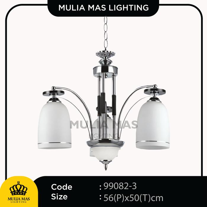 Gambar Lampu Gantung Hias Design Unik Ruang Tamu Nuansa Mewah Terbaru 99082 - Lampu 3 dari Mulia Mas Lighting_NEW undefined Tokopedia