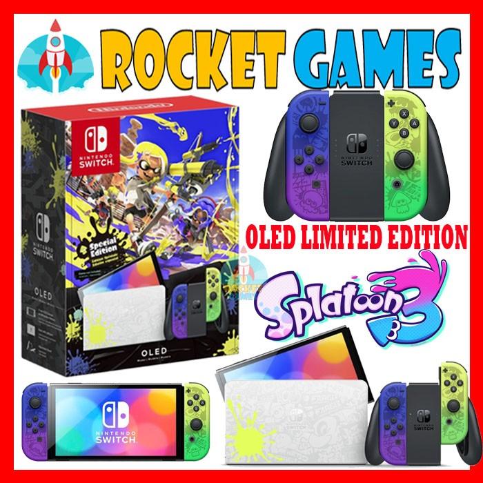 Gambar Console Nintendo Switch OLED / Mesin Switch OLED / Console Switch OLED - SPLATOON 3 dari Rocket Games undefined Tokopedia