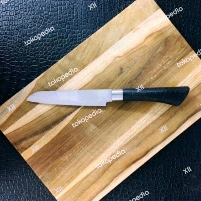 Gambar YAKIMA XX~42 Kitchen Knife 5 inch Pisau Dapur Serbaguna Gagang Hitam dari Xll Yoss undefined Tokopedia
