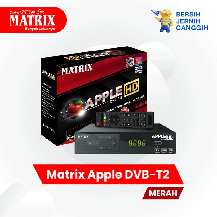 Gambar SET TOP BOX DVB2IP TV DIGITAL MATRIX APPLE MERAH ( BARU )+DONGLE - MATRIX MERAH, STB SAJA dari SENTOSA ELECTRONIK JAKARTA undefined Tokopedia