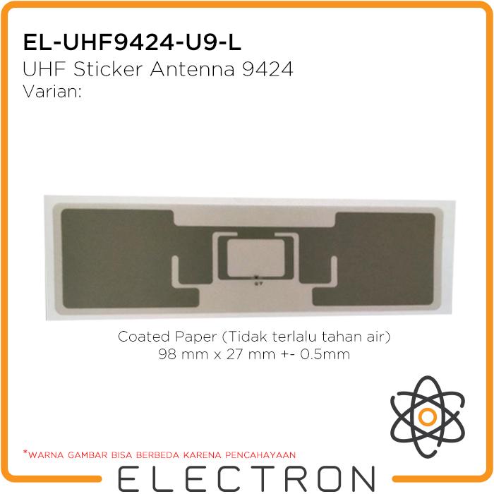 Gambar 9424 Sticker UHF RFID Tag EPC Gen2 Wet Inlay Windshield Paper Label - EL-UHF9424-U9-L dari Electron ID_NEW undefined Tokopedia