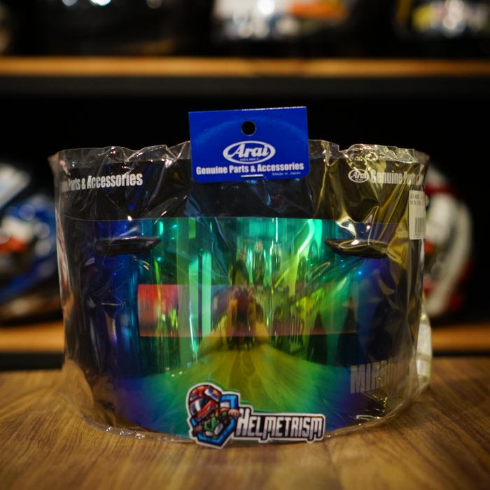 Gambar Visor Iridium Semi Green Arai RX7X Vas-v New - Semi Green dari Helmetrism undefined Tokopedia