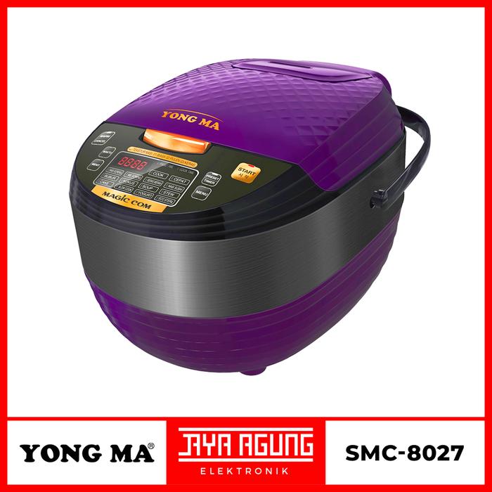 Gambar Magic Com DIGITAL UPGRADE YONGMA SMC 8027 Ungu Rice Cooker YONG MA 2L - Violet dari Jaya Agung Elektronik Bandung_NEW undefined Tokopedia
