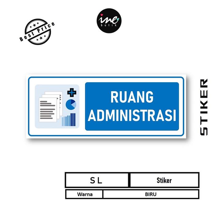 Gambar STIKER KLINIK | STIKER PUSKESMAS - R. ADMINISTRASI dari Stiker Sign undefined Tokopedia