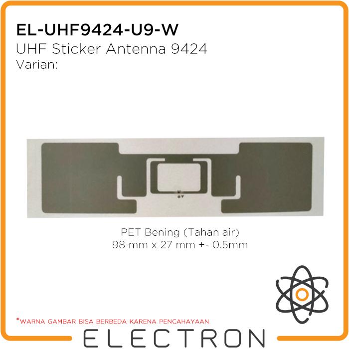 Gambar 9424 Sticker UHF RFID Tag EPC Gen2 Wet Inlay Windshield Paper Label - EL-UHF9424-U9-W dari Electron ID_NEW undefined Tokopedia