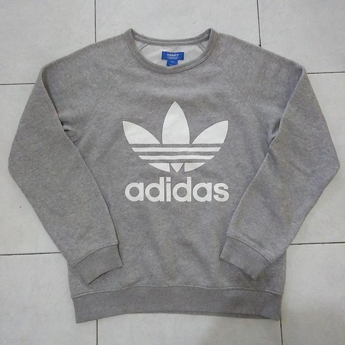 harga crewneck adidas trefoil original