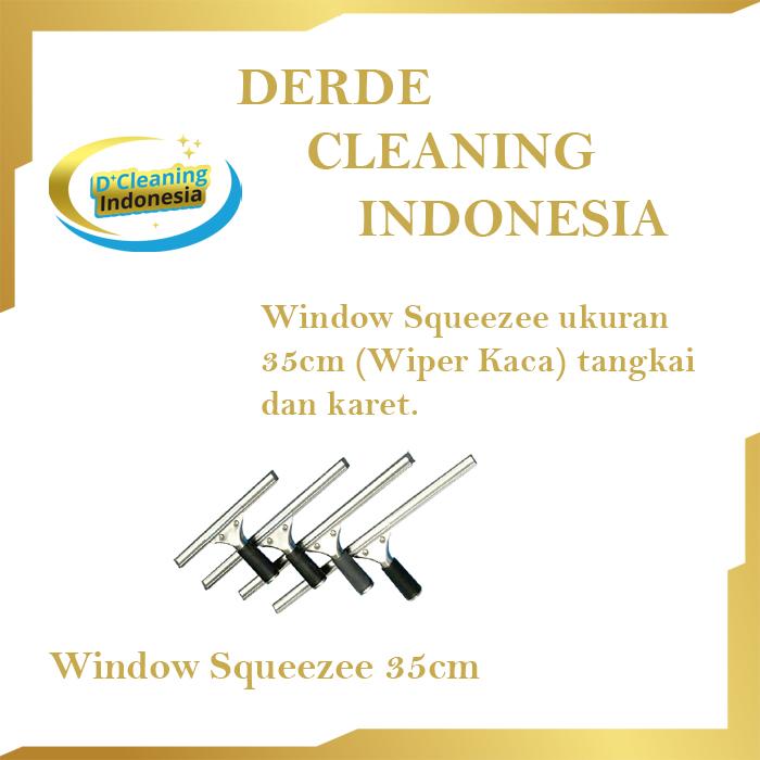 Gambar Window Squeezee ukuran 35cm - Pembersih Kaca - Wiper Karet - 35 Cm dari Derde Cleaning Indonesia undefined Tokopedia