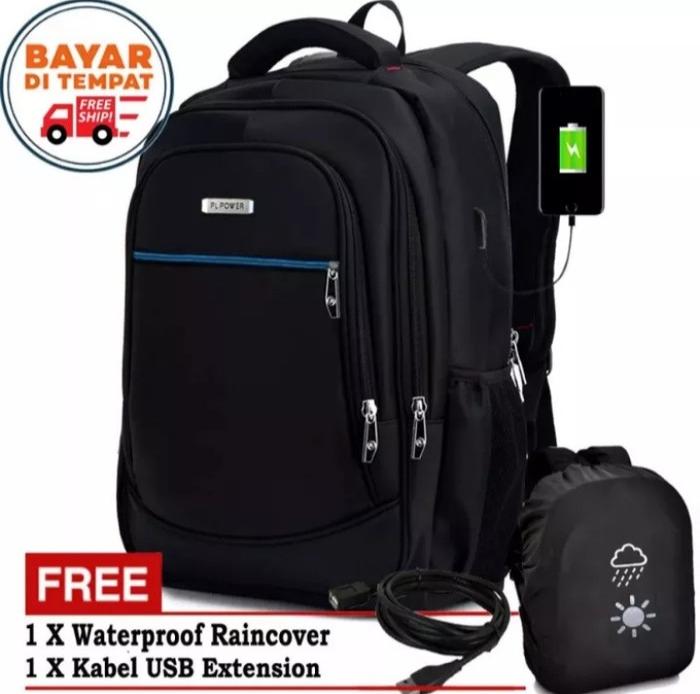 Gambar Tas Ransel POLO GIVES Original Import HIgh / Tas Ransel Pria - Hitam dari Toko Tas Mandiri77 undefined Tokopedia