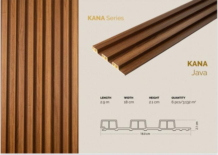 Gambar WALLPANEL GAIA KANA SERIES WOOD WPC 3D WALL PANEL PERBOX - JAVA dari Wallpapergrosir undefined Tokopedia